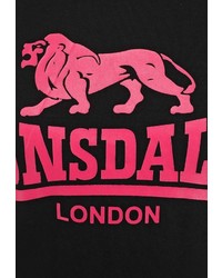 Женская черная футболка с круглым вырезом от Lonsdale