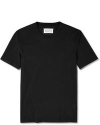 Мужская черная футболка с круглым вырезом от Maison Martin Margiela