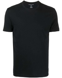 Мужская черная футболка с круглым вырезом от Majestic Filatures