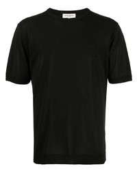 Мужская черная футболка с круглым вырезом от Man On The Boon.