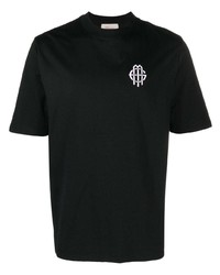 Мужская черная футболка с круглым вырезом от Manors Golf