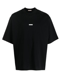 Мужская черная футболка с круглым вырезом от Marni