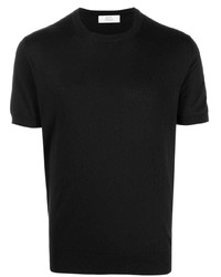Мужская черная футболка с круглым вырезом от Mauro Ottaviani
