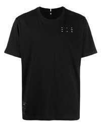 Мужская черная футболка с круглым вырезом от McQ Swallow