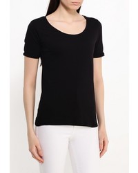 Женская черная футболка с круглым вырезом от Medicine