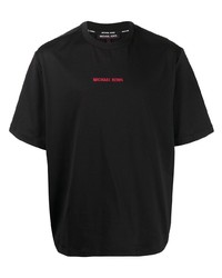 Мужская черная футболка с круглым вырезом от Michael Kors