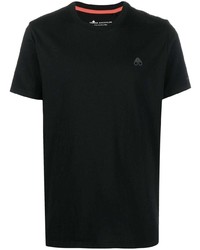 Мужская черная футболка с круглым вырезом от Moose Knuckles
