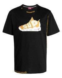 Мужская черная футболка с круглым вырезом от Mostly Heard Rarely Seen 8-Bit