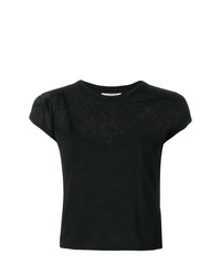 Женская черная футболка с круглым вырезом от Murmur