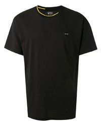 Мужская черная футболка с круглым вырезом от N°21