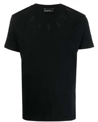 Мужская черная футболка с круглым вырезом от Neil Barrett