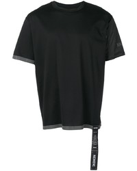 Мужская черная футболка с круглым вырезом от Nemen