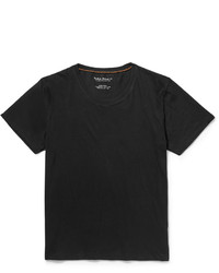 Мужская черная футболка с круглым вырезом от Nudie Jeans