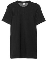 Женская черная футболка с круглым вырезом от OAK