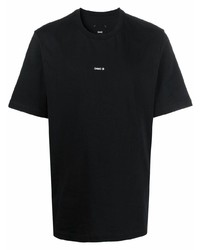Мужская черная футболка с круглым вырезом от Oamc