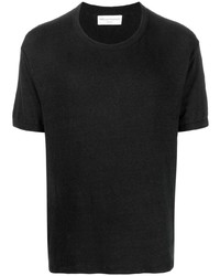 Мужская черная футболка с круглым вырезом от Officine Generale
