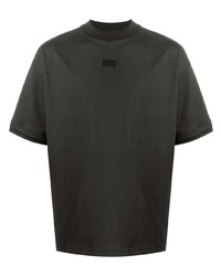 Мужская черная футболка с круглым вырезом от Omc