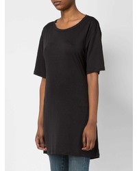 Женская черная футболка с круглым вырезом от Ann Demeulemeester