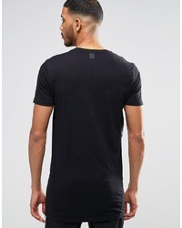Мужская черная футболка с круглым вырезом от Religion