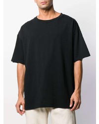 Мужская черная футболка с круглым вырезом от Facetasm