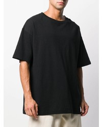 Мужская черная футболка с круглым вырезом от Facetasm