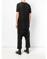 Мужская черная футболка с круглым вырезом от Rick Owens DRKSHDW