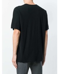 Мужская черная футболка с круглым вырезом от Attachment