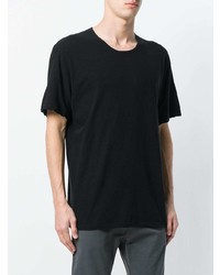 Мужская черная футболка с круглым вырезом от Attachment