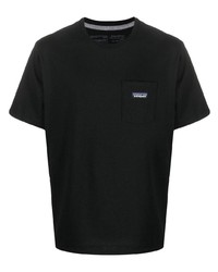 Мужская черная футболка с круглым вырезом от Patagonia