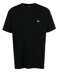Мужская черная футболка с круглым вырезом от PATTA