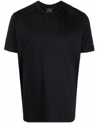 Мужская черная футболка с круглым вырезом от Paul & Shark