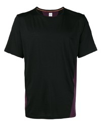 Мужская черная футболка с круглым вырезом от Paul Smith