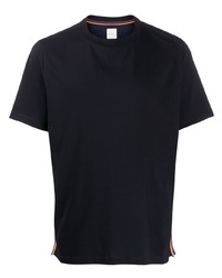 Мужская черная футболка с круглым вырезом от Paul Smith