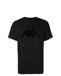 Мужская черная футболка с круглым вырезом от Paura