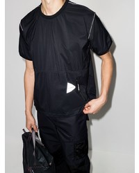 Мужская черная футболка с круглым вырезом от And Wander