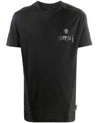 Мужская черная футболка с круглым вырезом от Philipp Plein