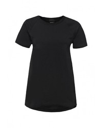 Женская черная футболка с круглым вырезом от Pinko