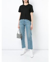 Женская черная футболка с круглым вырезом от Alyx