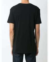 Мужская черная футболка с круглым вырезом от OSKLEN