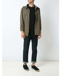 Мужская черная футболка с круглым вырезом от OSKLEN