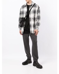 Мужская черная футболка с круглым вырезом от Juun.J