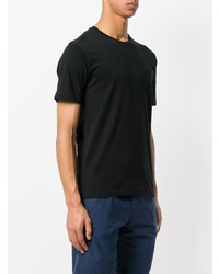 Мужская черная футболка с круглым вырезом от Aspesi