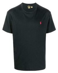 Мужская черная футболка с круглым вырезом от Polo Ralph Lauren