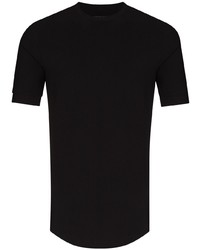 Мужская черная футболка с круглым вырезом от Prevu