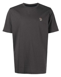 Мужская черная футболка с круглым вырезом от PS Paul Smith