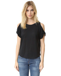 Женская черная футболка с круглым вырезом от Rag & Bone