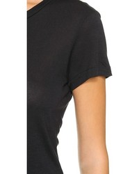 Женская черная футболка с круглым вырезом от Rag and Bone