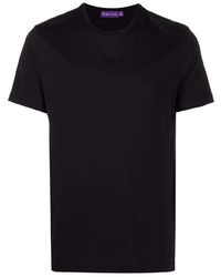 Мужская черная футболка с круглым вырезом от Ralph Lauren Purple Label