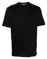 Мужская черная футболка с круглым вырезом от Ralph Lauren Purple Label
