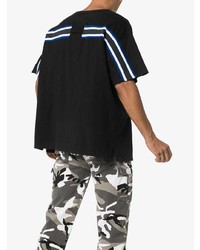 Мужская черная футболка с круглым вырезом от Facetasm